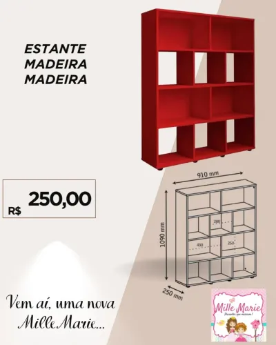 Estante Madeira Madeira