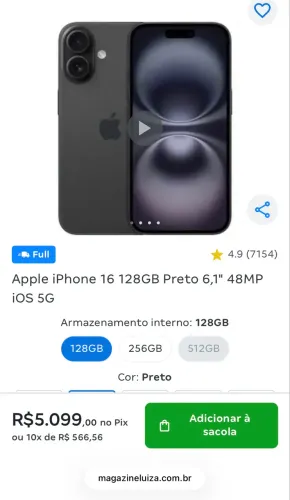 TROCO IPHONE 16