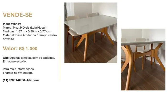 Mesa de Jantar