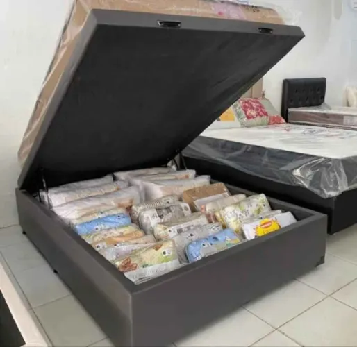 Cama Baú Casal Reforçada Direto da Fábrica | Entrega Rápida