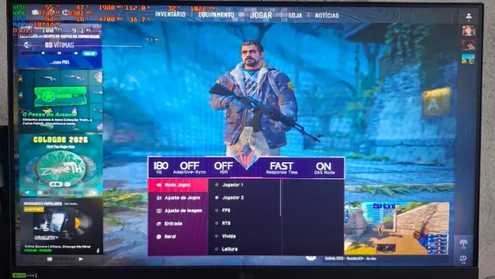 Monitor LG 24' 180hz UltraGear