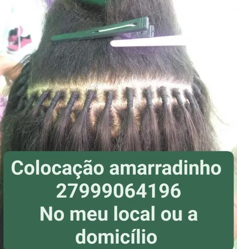 Colocação de mega hair 