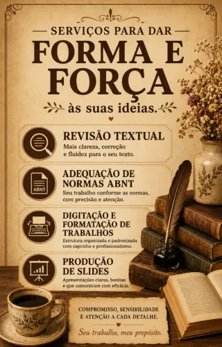 Revisão Textual Digitação e Formatação de Trabalhos 