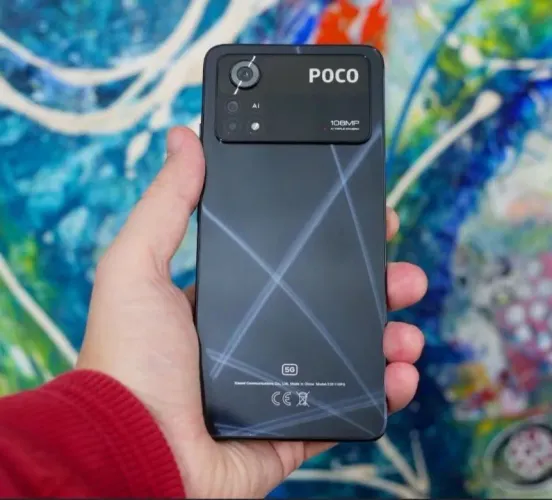 Smartphone Xiaomi Poco x4 pro 5g 128gb acompanha aparelho + película e capa