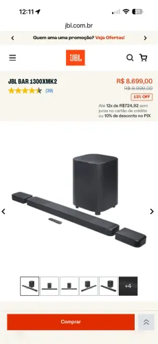 Soundbar JBL BAR 1300XMK2 785 W
