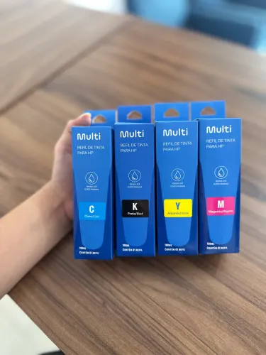 KIT REFIL DE TINTA PARA IMPRESSORA HP MULTI