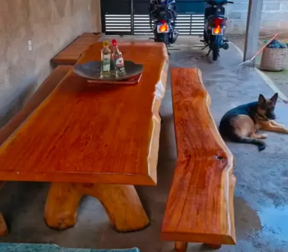 Mesa rústica  