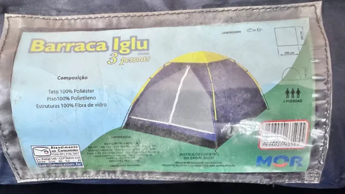 Barraca Iglu para três pessoas 