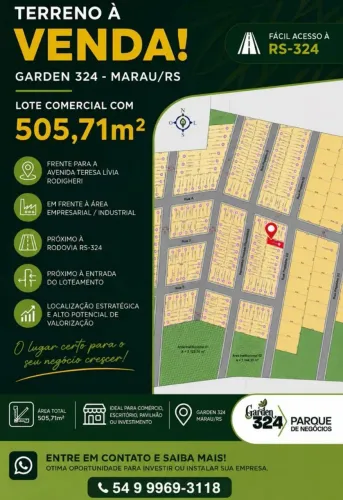 Terreno a venda em Marau