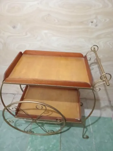Carrinho de ferro para decoração 