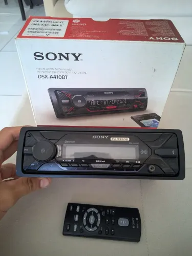 Rádio Sony bluetooth + 6x9 par + cabo rca