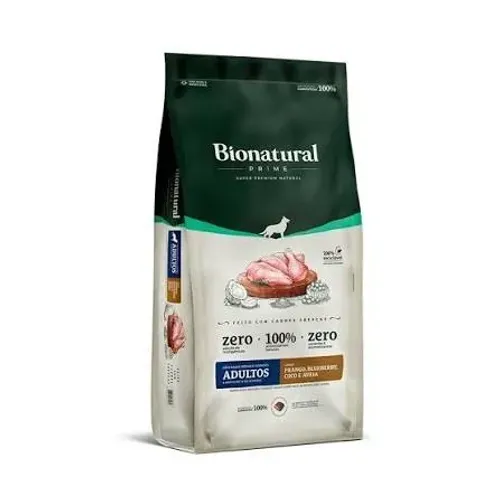 Ração Bionatural Prime 20kg adultos grão médio, por R$ 305,00  SEM taxa de entrega em Udia