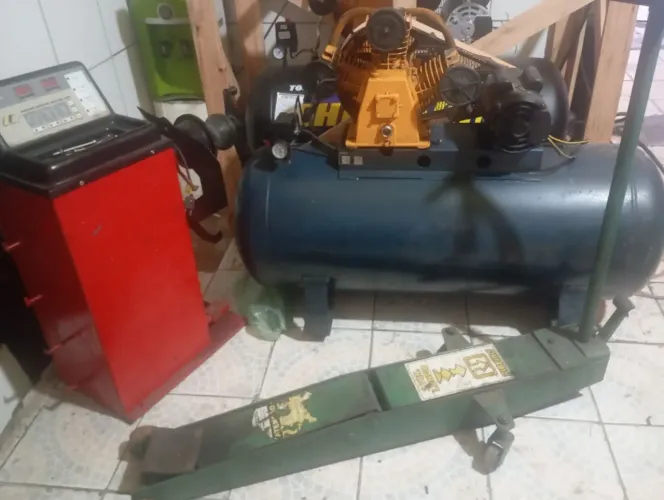 Compressor balanceado tá e macaco
