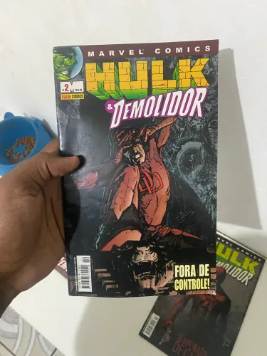Lote HQs Hulk e Demolidor Nº 1 ao 4 Panini - Impecáveis