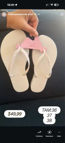 Chinelo de praia Arezzo