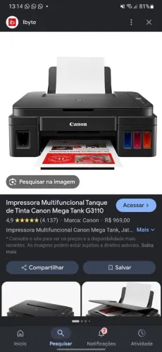 Impresora canon