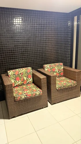 Par Poltronas em Fibra Sintética Área Externa