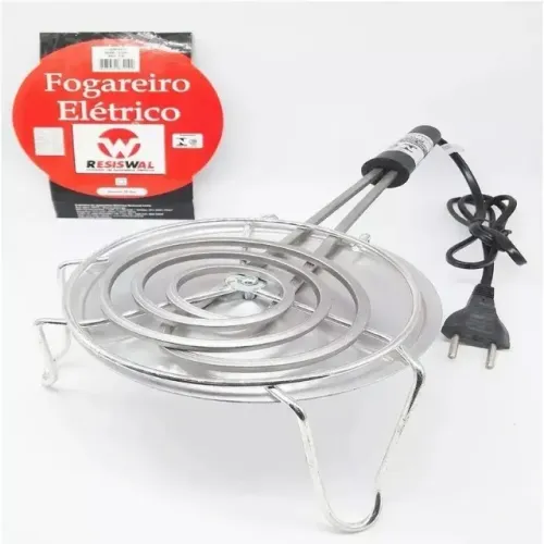 fogareiro fogão elétrico camping laboratório 800w 127v inmet ref:fa
