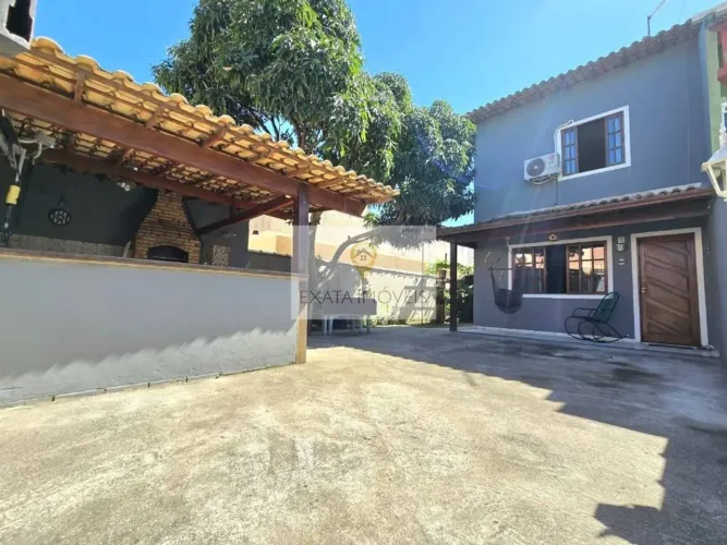 Casa 3 quartos com quintal, Jardim Mariléa - Rio das Ostras/RJ