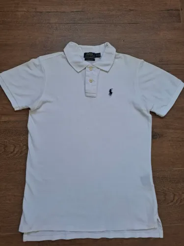 Camisa Polo Ralph Lauren branca tamanho M