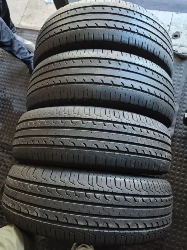 4 pneus 205/65/16 Goodyear eficiente grip semi-novo original do creta (1.200 em 4× no ct