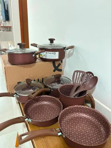 Oferta ? Kit de panelas 10 peças