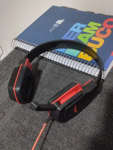 Fone Headset - Multilaser - Red Version