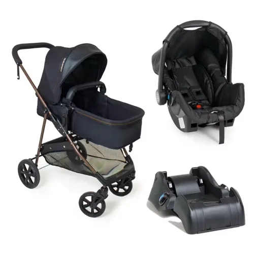 Carrinho + bebê conforto galzerano napoli