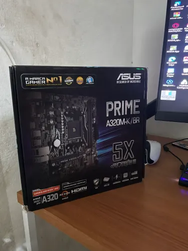 PLACA MÃE GAMER ASUS A320M-K/BR