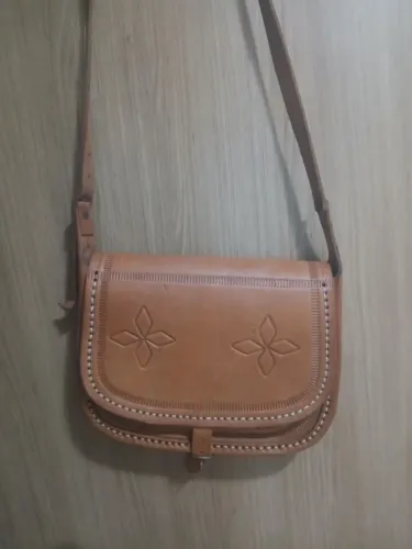 Bolsa Boho Chic Couro legítimo