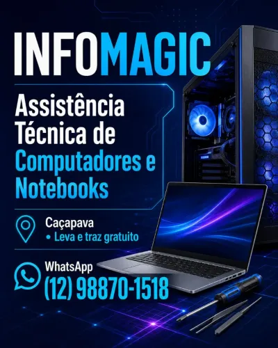 Assistência Técnica de Computadores e Notebooks em Caçapava