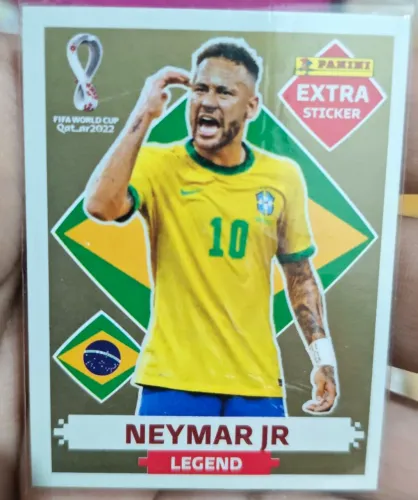 Kit 4 Figurinhas Legends Neymar Jr. Copa22