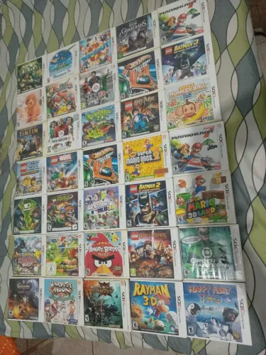 Jogos físicos originais com caixa para Nintendo 3ds