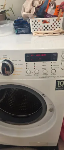 Maquina Samsung lava e seca com defeito