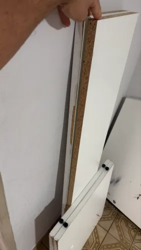 Mesa Grande (2,45m) - MDF Branca - Oportunidade!