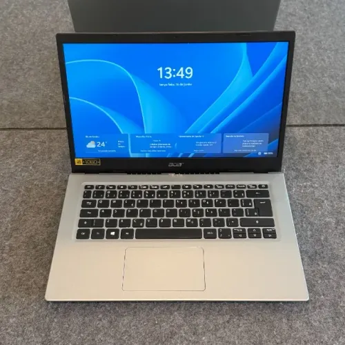 Notebook Acer, i5 de 11ª, 8gb de RAM, 256 de SSD, placa NVIDIA GeForce MX350