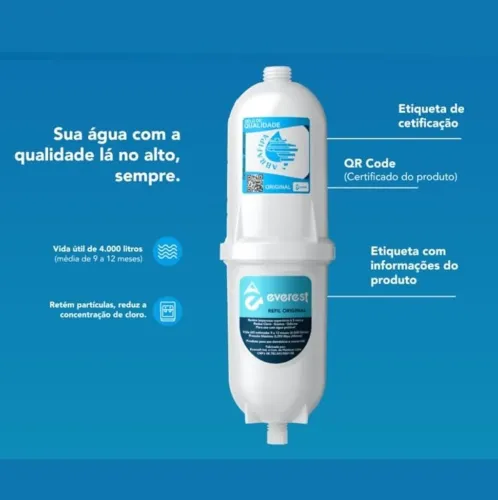 Refil e Filtro para Purificador | Entrega + Instalação GRÁTIS em Goiânia