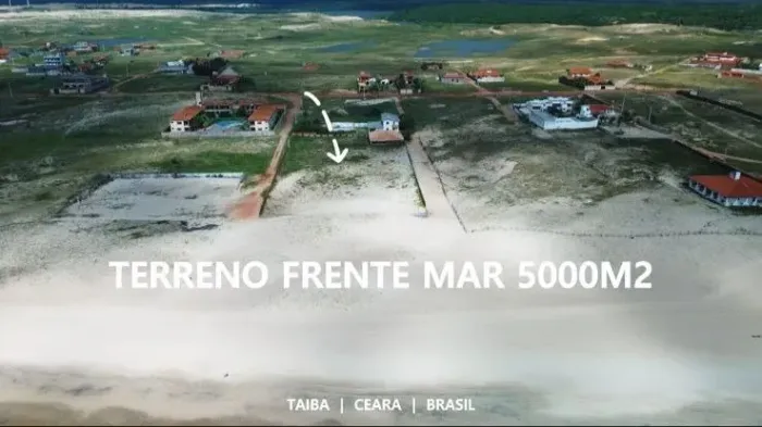 TERRENO FRENTE MAR NA TAÍBA | 5.000m² DE POTENCIAL PURO