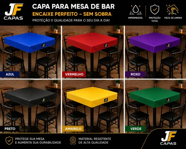 Capas para mesa buffet restaurante lanchonete,