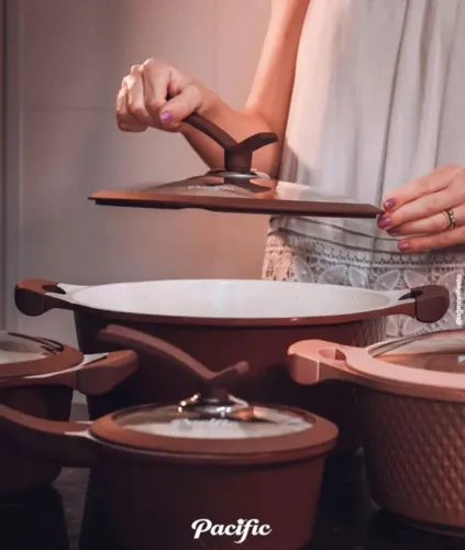 Jogo de Panelas Pacífico Design Australiano 20 peças