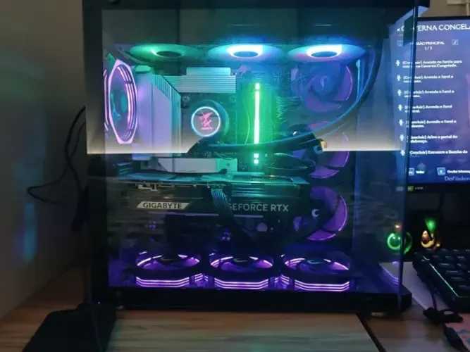 PC Gamer Aquário | i9 14900K + RTX 5070 + 32GB DDR5 (Aceito PS5 Pro)
