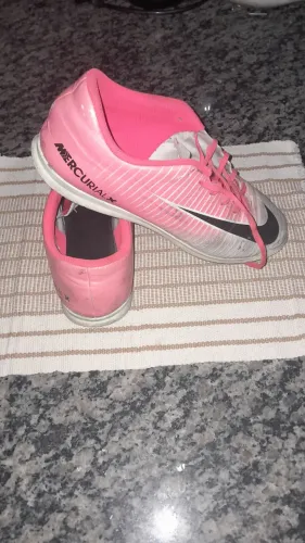 Chuteira Nike Mercurial Society Rosa Original