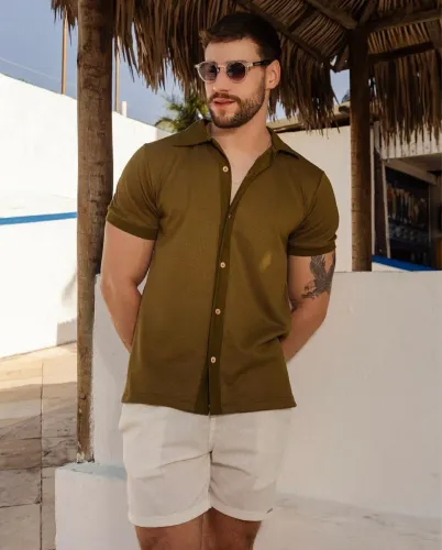 Camisa tricô 