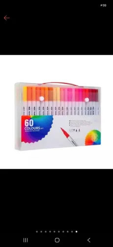 Canetinha Dual Art Marker 60 cores