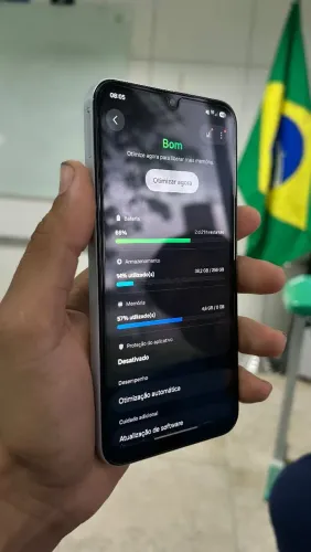 Samsung A15 5G disponível! Aparelho seminovo com 256GB de armazenamento e 8GB de RAM.!