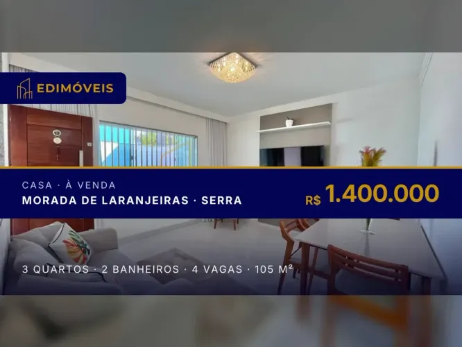 Linda Casa Linear em Morada de Laranjeiras Totalmente Reformada e Pronta para Morar!