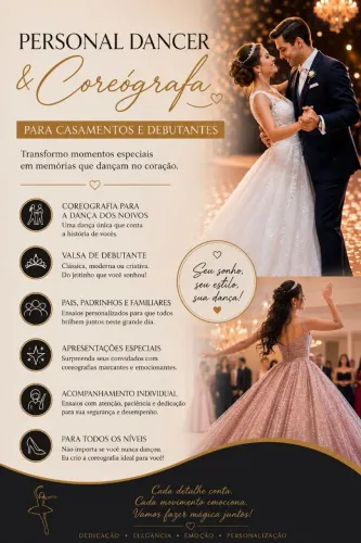 Casamentos, 15 anos ou por hobbie: Personal dancer