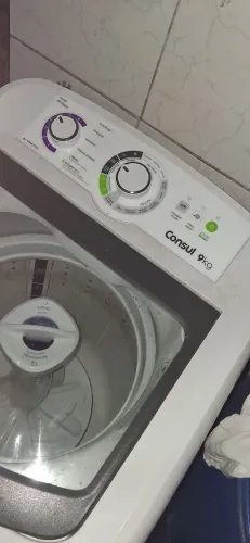 Máquina de Lavar Consul 9Kg Branca com Dosagem Econômica<br><br><br><br>
