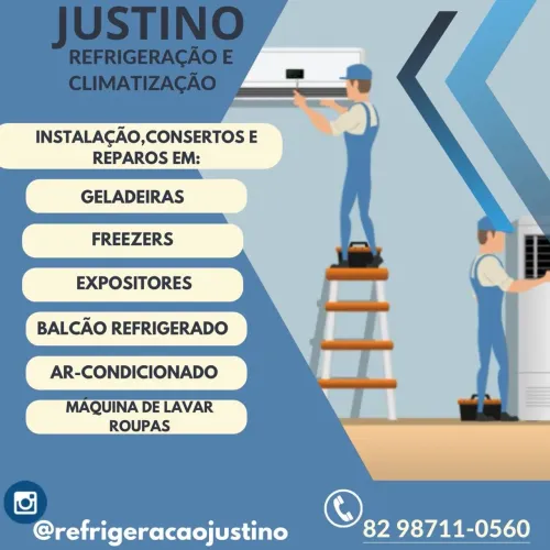 Conserto de geladeira, freezer, expositor, ilhas, cervejeira, adega e ar- condicionado