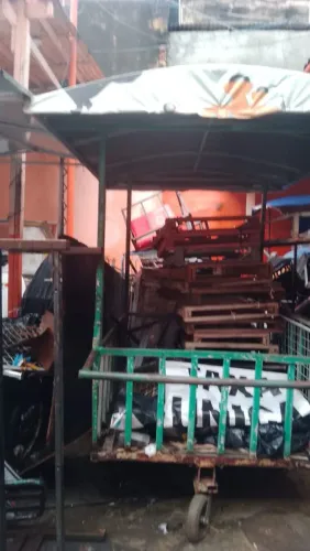 Carro de vendas com bebidas